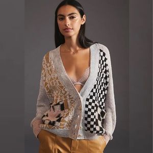Anthropologie Pilcro Mash Up Cardigan